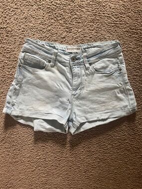 Billabong Light Blue Denim Cuffed Women's Jean Shorts